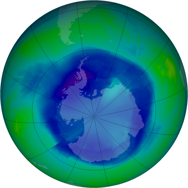 Ozone Map 2008-08-30